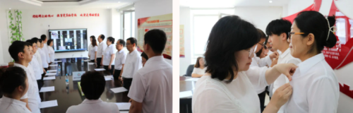 我院党委组织开展新党员入党宣誓活动